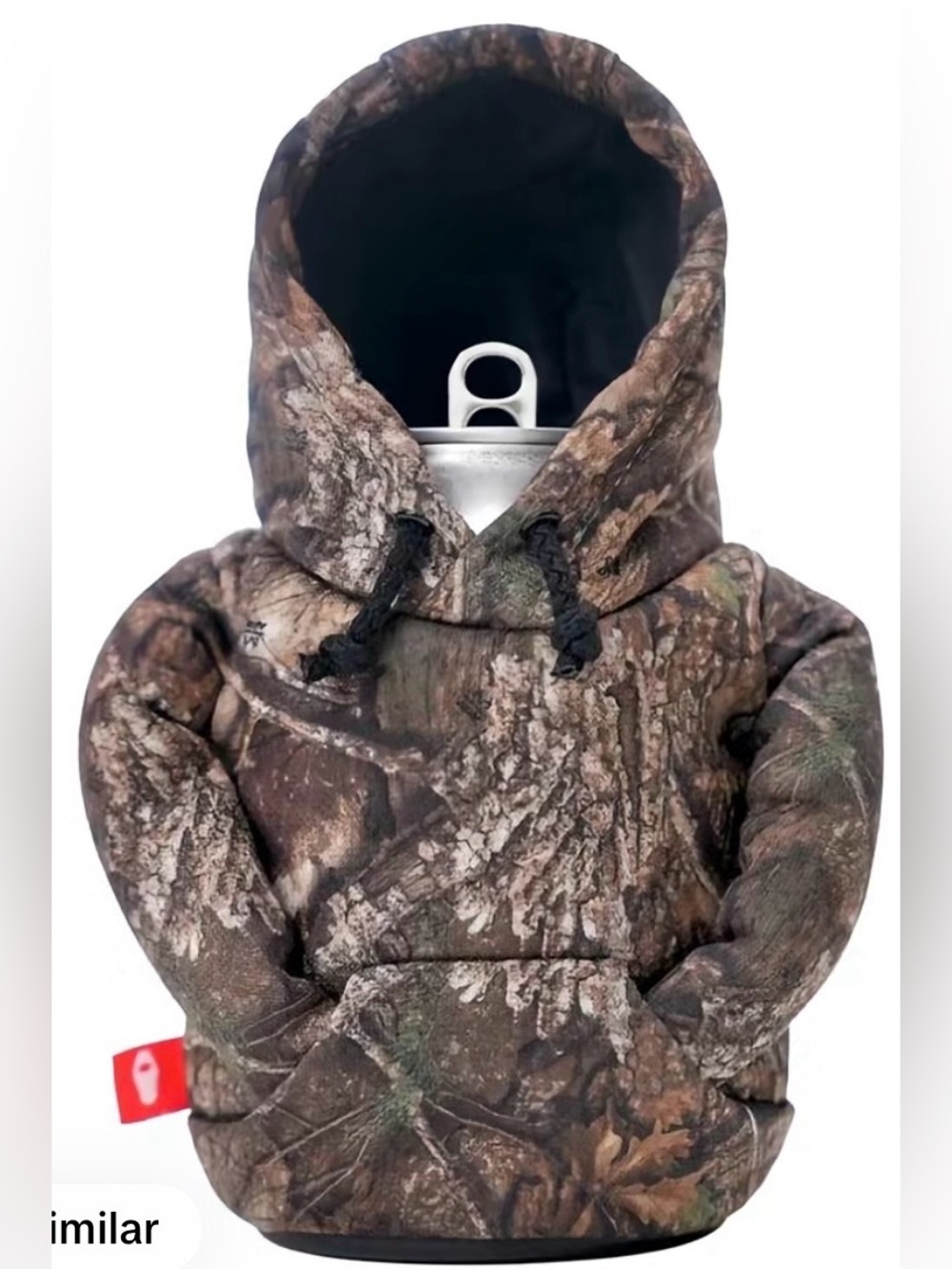 NEW Puffin x Realtree Camo Hoodie Koozie, Fits well: 12oz cans & 16oz tall cans
